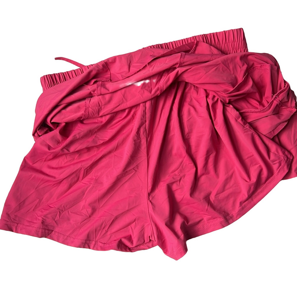 Altard State AS Revival Flowy Pink Shorts with Compression Underneath - Picture 3 of 6